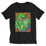 "Lime" Unisex  V-Neck T-Shirt
