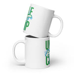 Uncle Art Camp White glossy mug