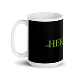 The HERshyt Show White glossy mug